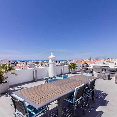 Luxe Penthouse, Bbq, Hot Spa, Games, Ocean View - By Seareen Albufeira