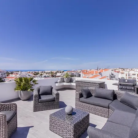Luxe Penthouse, Bbq, Hot Spa, Games, Ocean View - By Seareen Apartament Albufeira