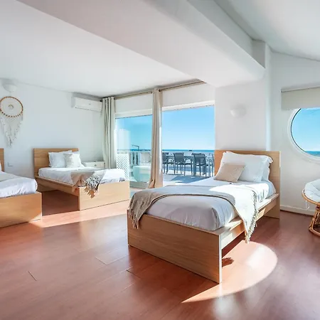 Luxe Penthouse, Bbq, Jacuzzi, Games, Ocean View, Oura 2-min Walk - By Seareen Albufeira