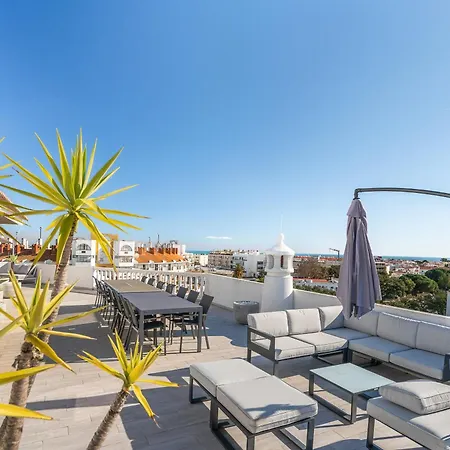 Apartman Luxe Penthouse, Bbq, Jacuzzi, Games, Ocean View, Oura 2-min Walk - By Seareen Albufeira